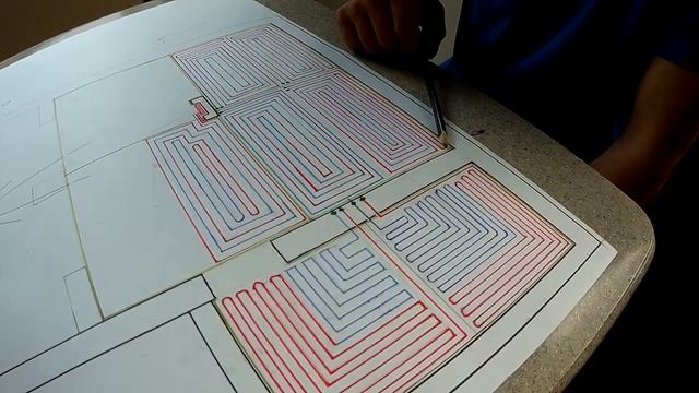 ТЁПЛЫЙ ПОЛ ПРОЕКТ, РАСЧЁТ, НАСОС ( для большого помещения ) смотреть онлайн