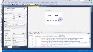 WPF. Конвертер валюты. Макет программы