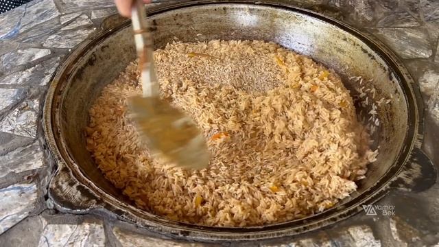 How to make Uzbek pilaf at home on 3 kg of laser rice | YasharBek смотреть онлайн