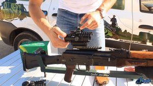 Призматический прицел Prismatic Supra 3.0x32 от Bering Optics + карбин Сайга  калибр 5.45