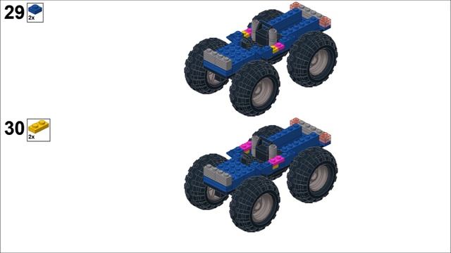 LEGO Bigfoot Monster truck building instructions смотреть онлайн