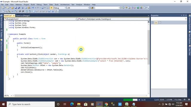 How to retrieve data from excel  and Display in DataGridview | C# windows forms application смотреть онлайн