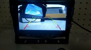 Камера заднего вида с монитором 7" для грузовых автомобилей, автобусов. 12/24V