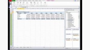 How to: Create A Pivottable From PowerPivot Data