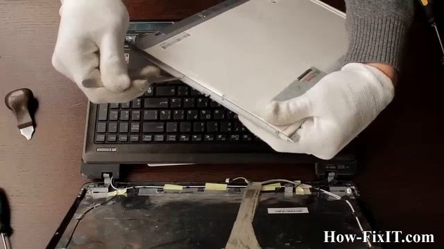 Замена экрана Asus K52 смотреть онлайн