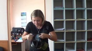 как надеть противогаз