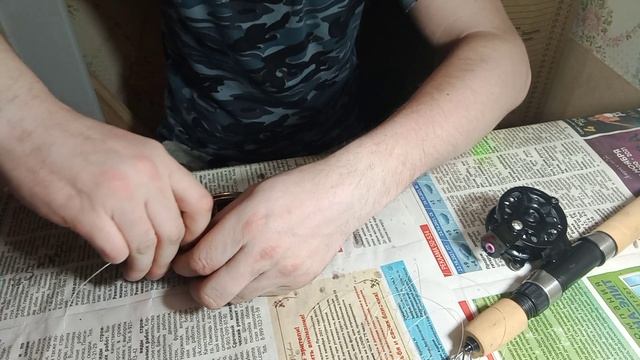 Собираем удочку на щуку. Зимняя рыбалка.