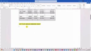 3 Cara Mengcopy Tabel Excel ke Word Agar Rapi | Cara Copy Tabel Excel ke Word