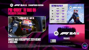 F1 24 Champions edition✅Первый запуск и челлендж от Макса Ферстаппена🔥🔥🔥