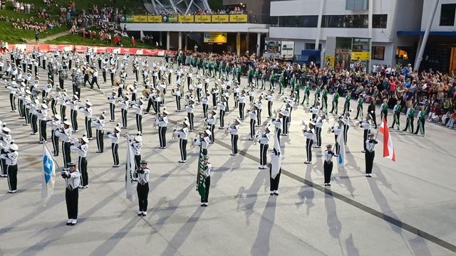 MSU Michigan State University Marching Band Spartan, USA at Tattoo Schladming, Austria July 15, 202 смотреть онлайн