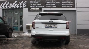 Тюнинг выхлопной системы на Ford Explorer - Borla SRT catback + type s + ILLSKILL.RU
