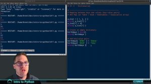 Intro to Python #12 - Dictionaries - w/Brent (DocJayde)