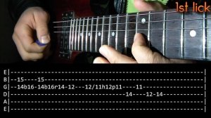Nothing Else Matters Guitar Solo Lesson - Metallica (with tabs)