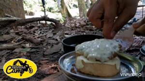 CAMP n COOK #1-Double cheese burger @ Wave Raider Campsite Gopeng