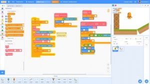 Как создать игру платформер на scratch. (Часть 2) Прыжок