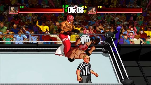 WWE Wrestlefest Xbox Entrances and Signature moves смотреть онлайн