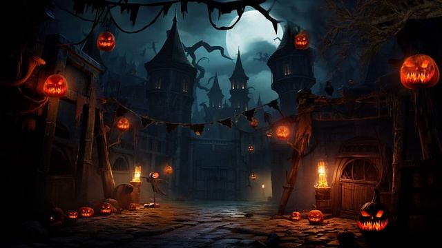 Medieval Haunted City Halloween Ambience, Spooky Sound, Night Sound,  & White Noise