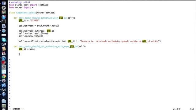 Python TDD - Definindo a interface de objetos usando stubs e mocks - Parte 1