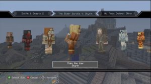 Minecraft Xbox 360 - All Skyrim Mash Up Pack Skins