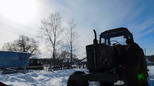 Зимний запуск дизеля трактора МТЗ-80! Пропала ЗАДНЯЯ СКОРОСТЬ!