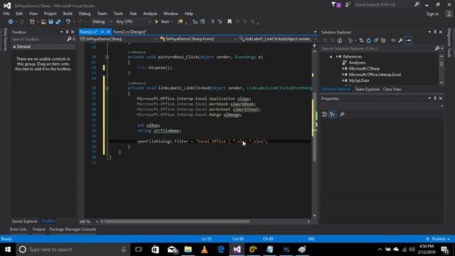 Import Data From Excel File To C# DataGridView