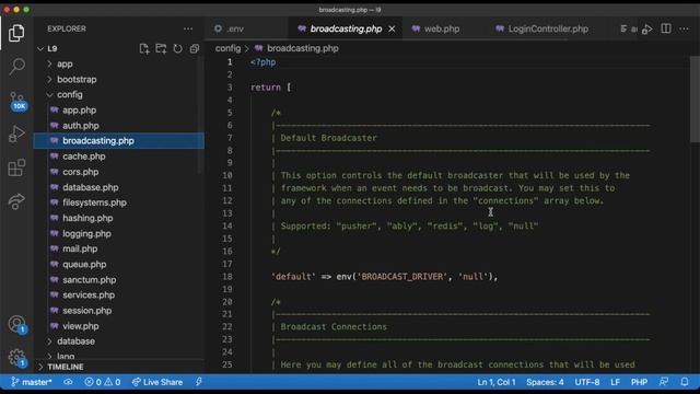Laravel Malayalam Tutorial - Broadcasting - [2022]