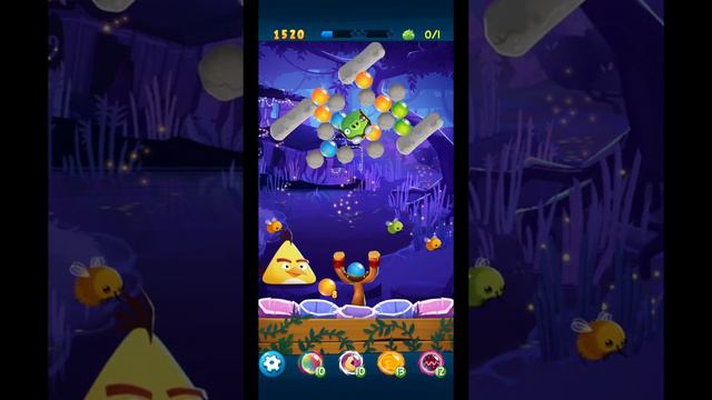 Angry Birds Pop Level 608 Piggy in the Middle with Chuck and Pilot Pig смотреть онлайн