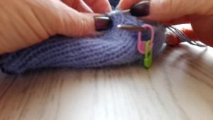 Полая резинка по кругу на примере вязания шапки из Пуха Норки ЗИМНЯЯ НЕЖНОСТЬ