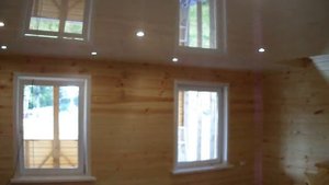 Натяжные потолки в частном доме 2.