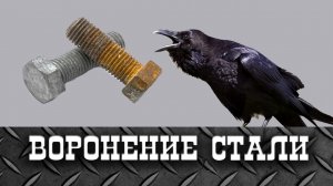 Воронение стали дома подручными средствами