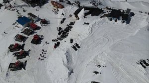 Эльбрус - ГОРАБАШИ с дрона.Elbrus GORABASHI from the drone.