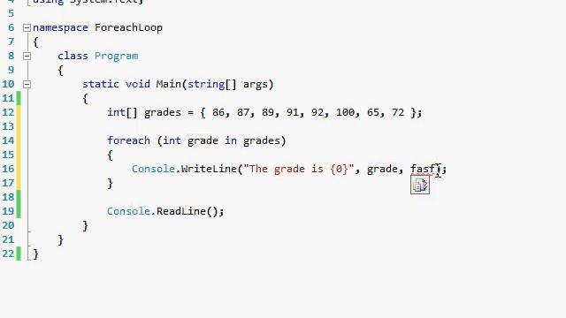C# Tutorial 15 - The Foreach Loop смотреть онлайн