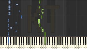 NEW AND IMPROVED Asgore from Undertale - Hard Mode [Piano Tutorial] (Synthesia)