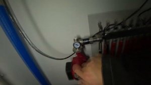 Коллектор для тёплого пола и отопления   с трёхходовым смесительным узлом фирмы VIEIR.