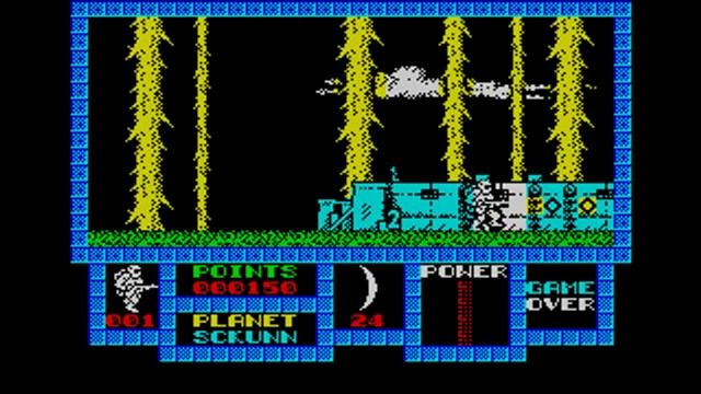 Game Over ZX Spectrum 128k (c) 1987 Dinamic смотреть онлайн