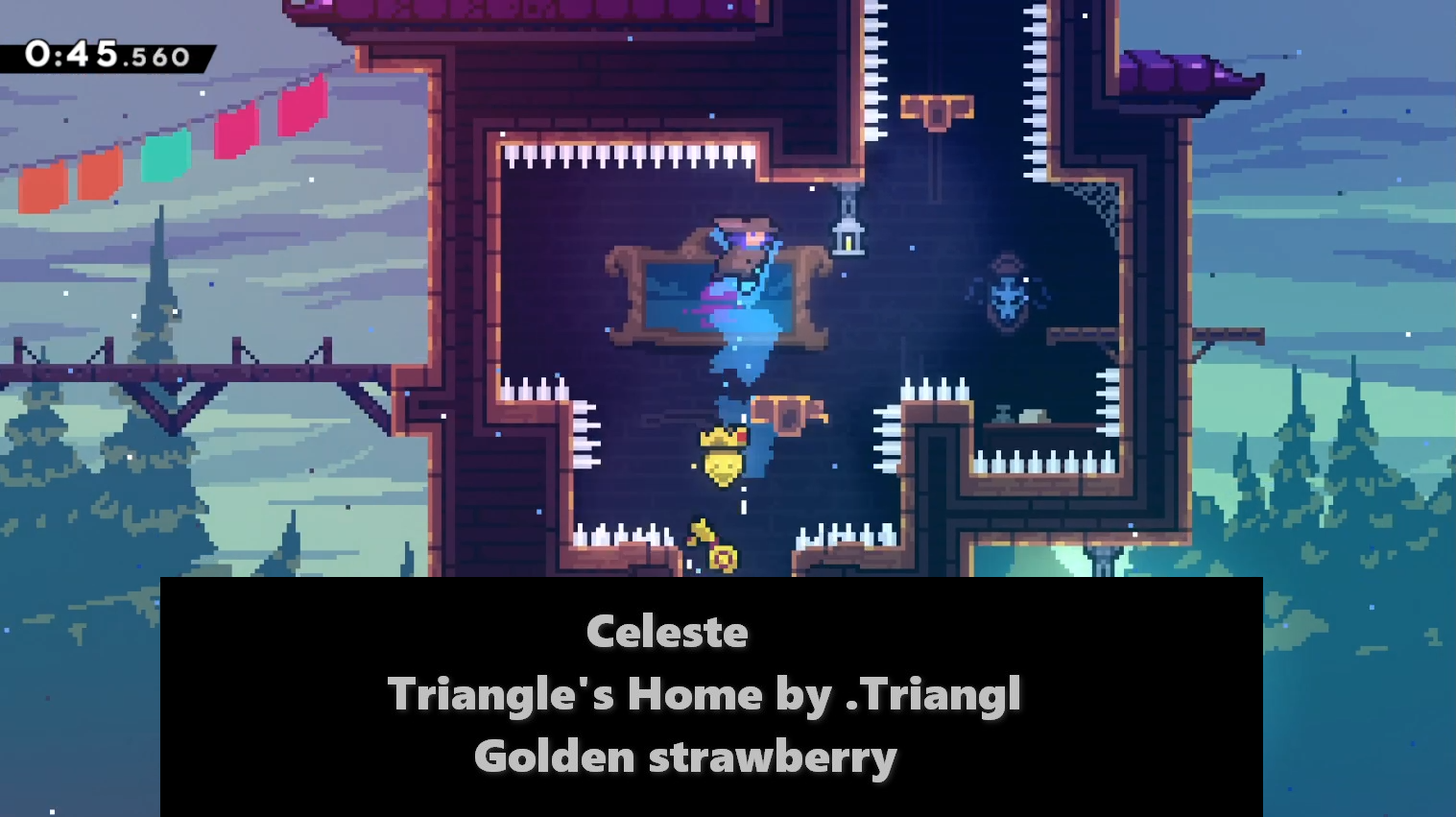 Celeste: Triangle's Home by .Triangl Golden strawberry.