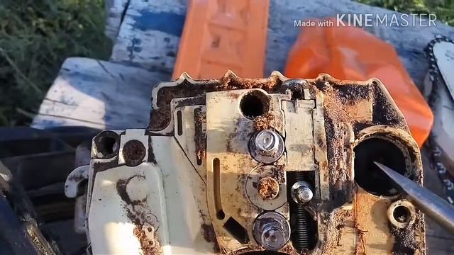 Как снимаются резин.амартизаторы на бензопиле штиль 180 ? смотреть онлайн