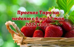 Прогноз Таро на неделю с 6 по 12 мая 2022 года.