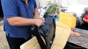 Сборка заднего сидения Приора