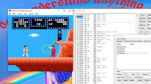 NES - Karate Champ Game Genie Code Creation Opponent Cannot Attack смотреть онлайн