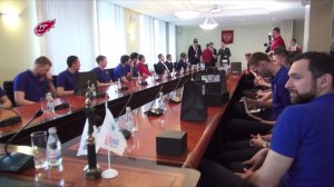 Награждение ВК "ФАКЕЛ" за победу в Кубке Вызова