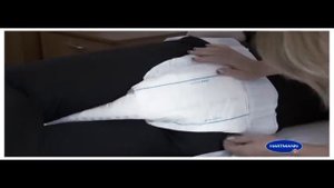 Снятие и замена поясных подгузников MoliFlex лежа