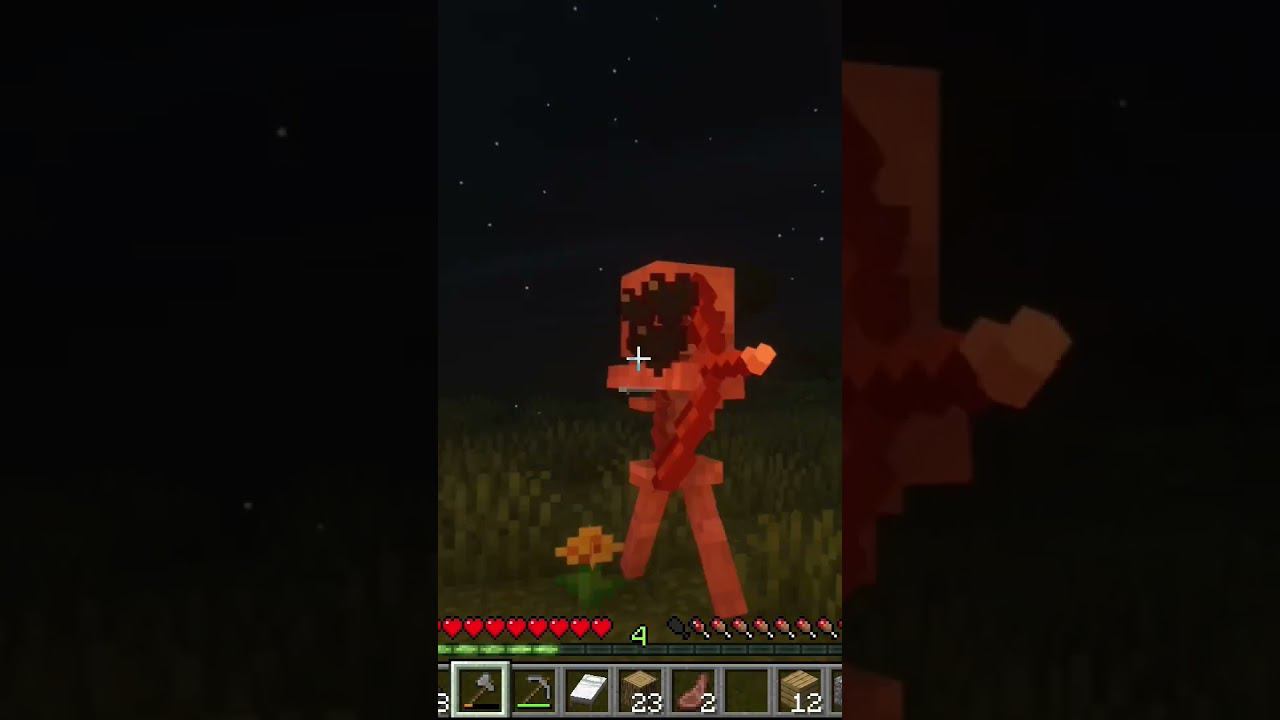 Момент из ролика 100 ДНЕЙ ХАРДКОРА.#minecraft #новые #minecraftshorts #майнкрафт #100днейхардкор