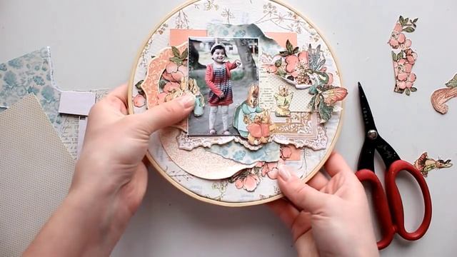 Graphic 45 | Embroidery Hoop Layout Tutorial смотреть онлайн