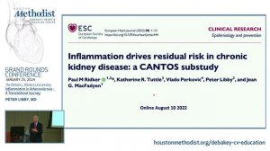 W. Winters Lectureship: Inflammation in Atherosclerosis - a Translational Journey (Peter Libby, MD)