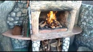 Сказочная мангальная из арт-бетона