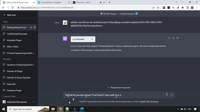 Chatgpt code Interpreter Alternative NOTEABLE plugins  #chatgptplugins  #python #gpt4 #chatgpt4