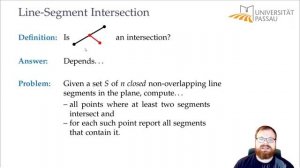 Sweep-Line Algorithm for Line Segment Intersection (1/5) | Computational Geometry - Lecture 02