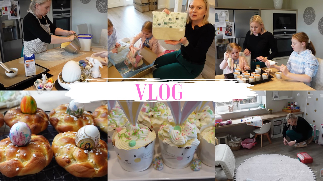 VLOG🇩🇪: 🌸ПАСХАЛЬНАЯ ВЫПЕЧКА/ КРАСИМ ЯЙЦА 🐇ПОДАРКИ ОТ ПОДПИСЧИЦ 🥰