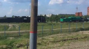 Поездка на электропоезде ЭД9Э-0010 со ст. Дзержинск до ст. Московский вокзал